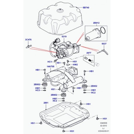 Land rover support amortisseur Range L322 (RVL500015)