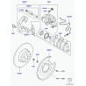disque de frein arriere Discovery 2 et Range L322,  P38