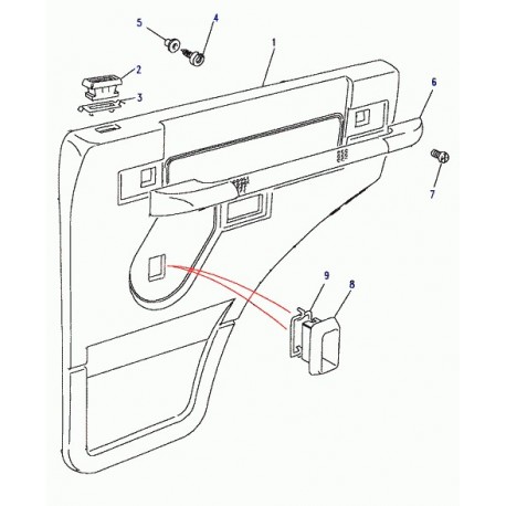 Land rover vis a tete cylindrique Discovery 1, 2 et Range P38 (SE106121L)