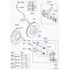 Land rover support etrier de frein Range L322 (SEH500060)