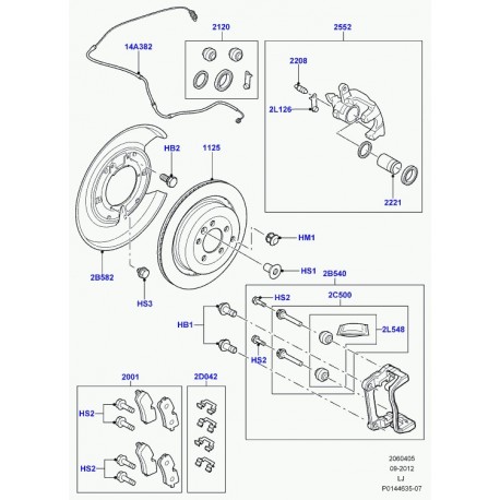 Land rover tole de protection-disque frein Range L322 (SMD500080)