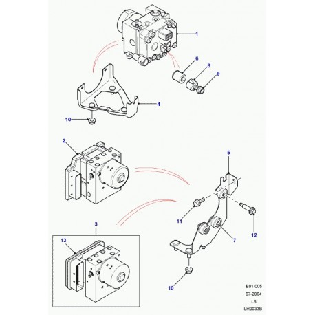 Land rover valve de modulation Freelander 1 (SRB500250)