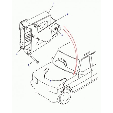 Land rover capteur-abs Defender 90, 110, 130 et Discovery 1 (STC1749)