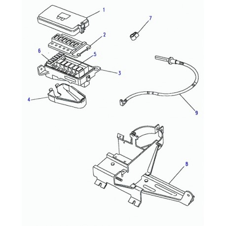 Land rover piece fusible Defender 90, 110, 130 et Discovery 1 (STC1757)