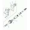 arbre de sortie Defender 90, 110, 130, Discovery 1, Range Classic