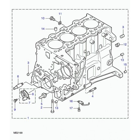 Land rover rondelle de joint Freelander 1 (STC2380)