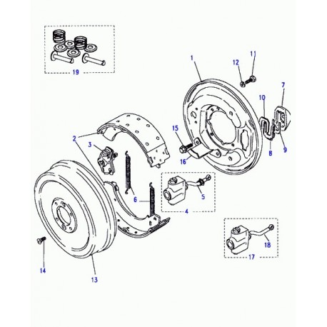 Land rover ressort de rappel Discovery 1 (STC246)