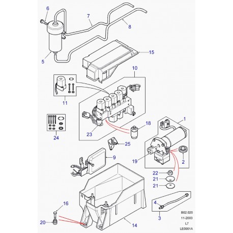 Land rover filtre Range P38 (STC2759)