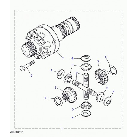 Land rover jeu de planetaires et satellites Defender 90, 110, 130 et Discovery 1, 2 (STC2940)