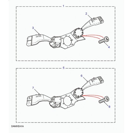 Land rover interrupteur d'eclairage Range P38 (STC2960)