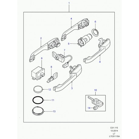 Land rover goupille elastique Range P38 (STC3156)