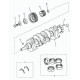demi-coussinet de vilebrequin Defender 90, 110, 130, Discovery 1, Range Classic