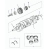 demi-coussinet de vilebrequin Defender 90, 110, 130, Discovery 1, Range Classic