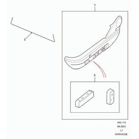 Land rover bouton interrupteur Range P38 (STC3688)