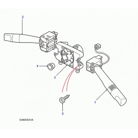 Land rover interrupteur d'eclairage Discovery 1, 2 et Freelander 1 (STC4017)