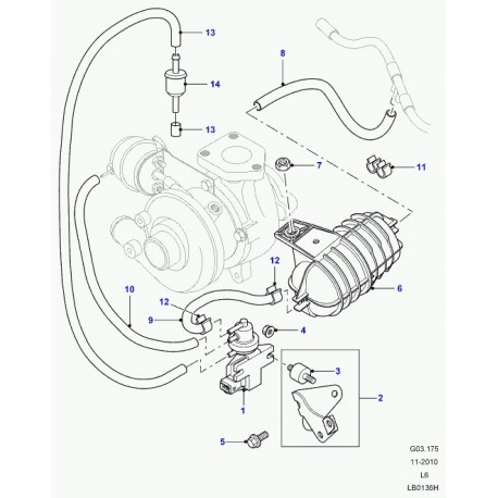 Land rover support amortisseur Freelander 1 (STC4541)