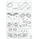 grille de protecteur arriere superieur gauche Freelander 1