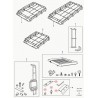 kit echelle arriere Defender 90, 110, 130