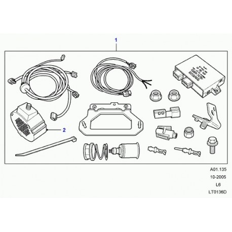 Land rover controle parking Freelander 1 (STC50424AA)