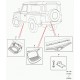 marchepied arrière Defender 90, 110, 130