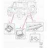 marchepied arrière Defender 90, 110, 130