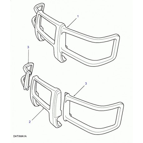 Land rover jeu de pieces de fixation Range P38 (STC7772)