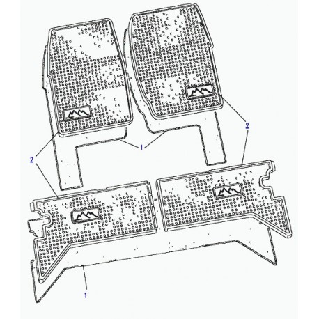 Land rover tapis Discovery 1 (STC8188AB)