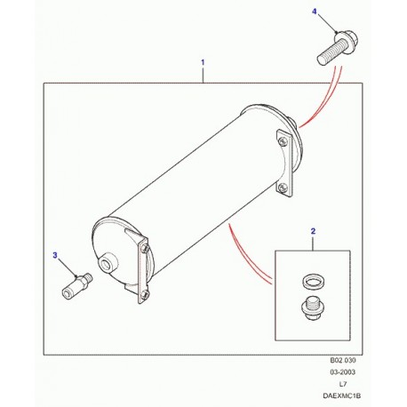 Land rover raccord Range P38 (STC829)