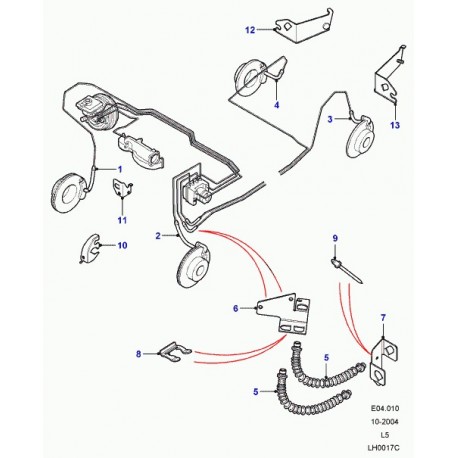 Land rover vis raccord Discovery 2 (SYG100780)