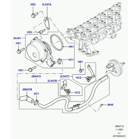 Land rover vis Freelander 1 et Range L322 (SYP100230L)