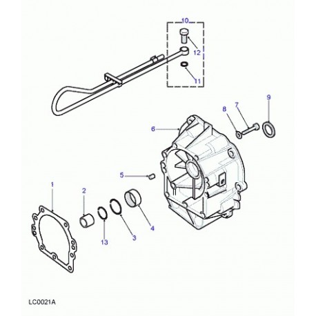 Land rover tube reniflard Range P38 (TES000010)