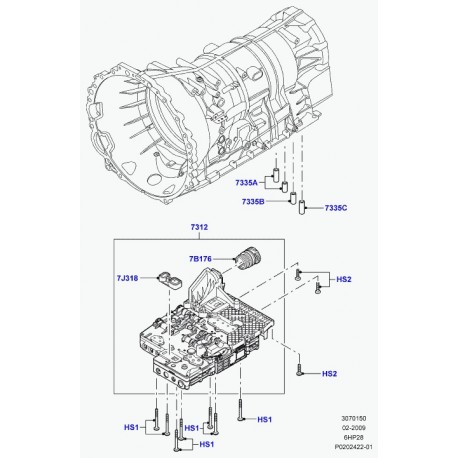 Land rover raccord Discovery 3, Range L322, Sport (TGW500010)