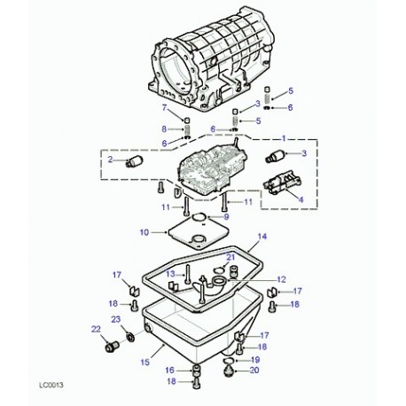 Land rover electrovanne de commande de passage Discovery 2 et Range P38 (THT000020)