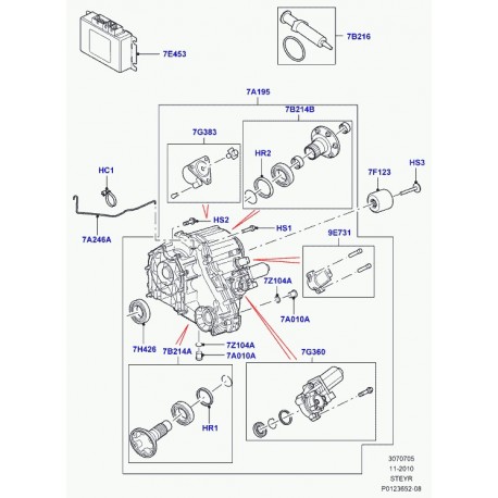 Land rover tube reniflard Range Sport (TRG500150)