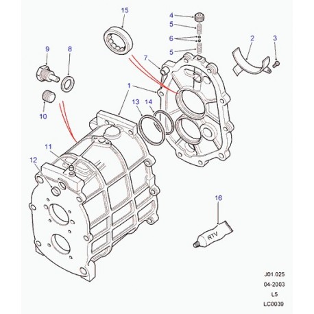 Land rover rondelle de reglage Discovery 2 et Range P38 (TUZ100180)