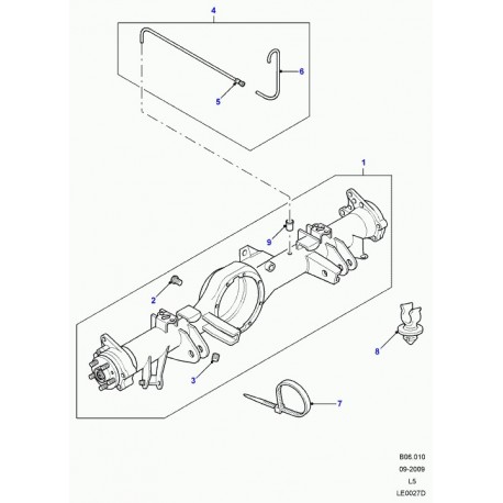 Land rover tube Discovery 2 (TVP000020)