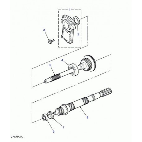 Land rover boulon Discovery 2 et Range P38 (TYG000060)