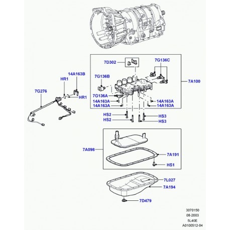 Land rover joint Range L322 (TYX000120)
