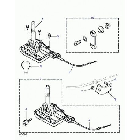 Land rover electrovanne de commande de passage Discovery 2 (UFN100050)