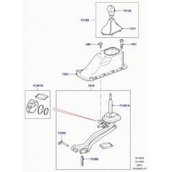 Commander boule-levier changement vitesses LAND ROVER (LR001199) pas cher  sur RLD Autos