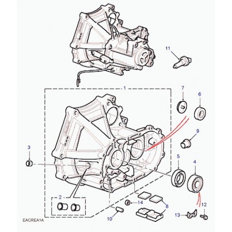 Land rover interrupteur a bouton-poussoir Freelander 1 (UMB100080)