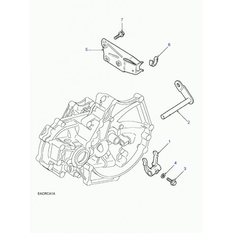 Land rover support de fourchette d'embrayage Freelander 1 (UUU100690)