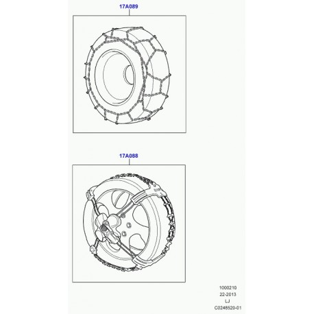 Land rover systeme de traction dans la neige Discovery 3, Range L322 (VPLAW0080)