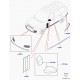 jeu moulures pare-chocs avant Range L405