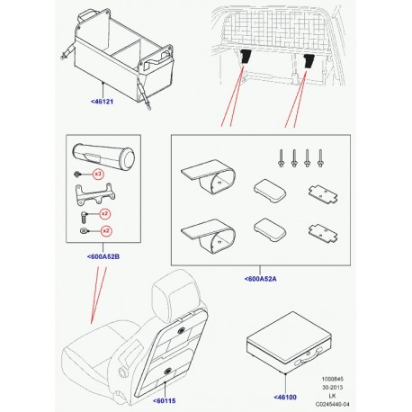 Land rover porte-parapluie Range L405 (VPLGS0153)