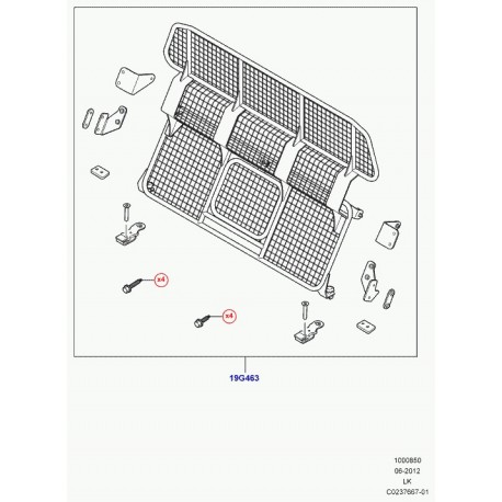 Land rover grille de separation Range L405 (VPLGS0162)