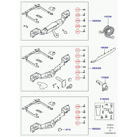 Land rover necessaire de reparation Range Sport (VPLWT0158)