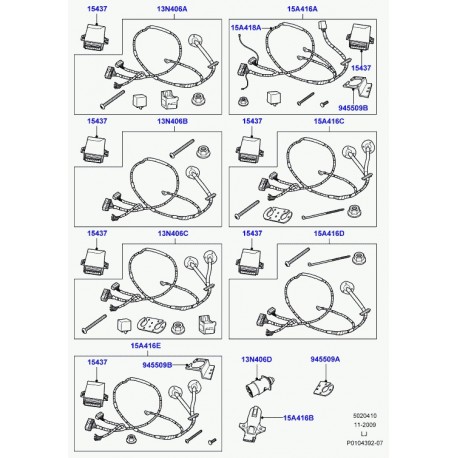 Land rover support Range L322 (VVP000010)