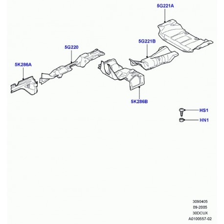 Land rover ecran Range L322 (WEB500610)