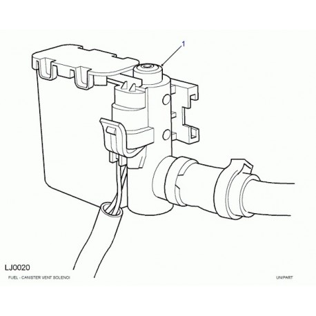 Land rover reniflard Discovery 2 (WTY000020)